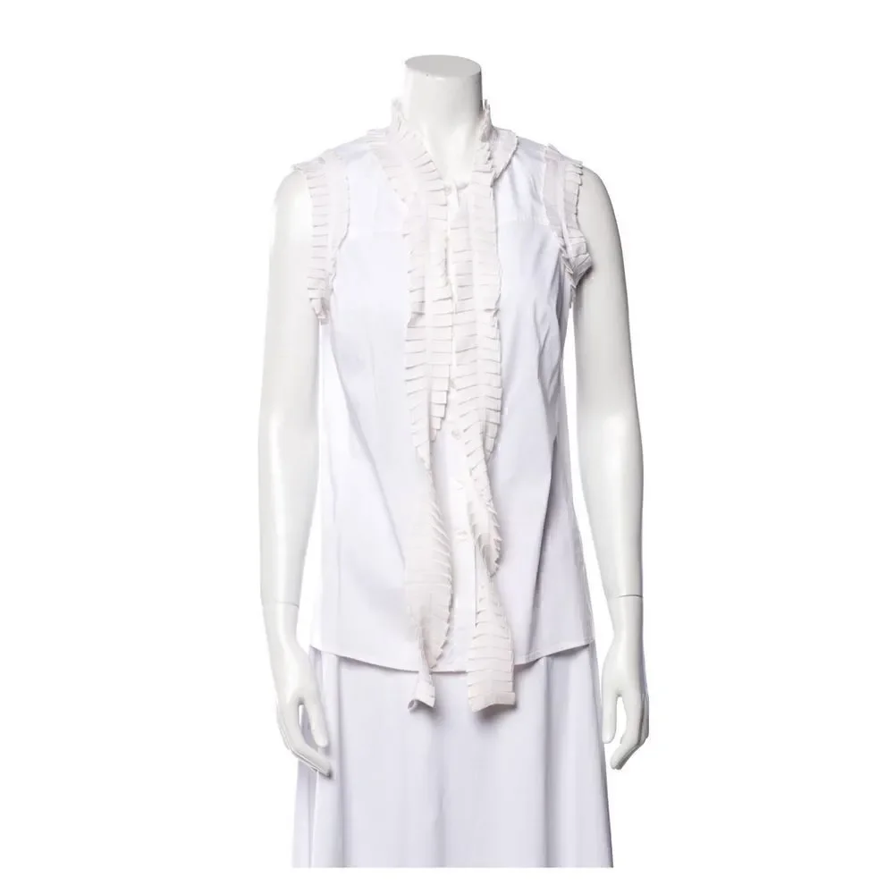 Tory Burch white Tank Top size 4